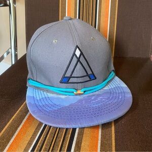 Findlay SnapBack Trucker Hat Blue and Grey